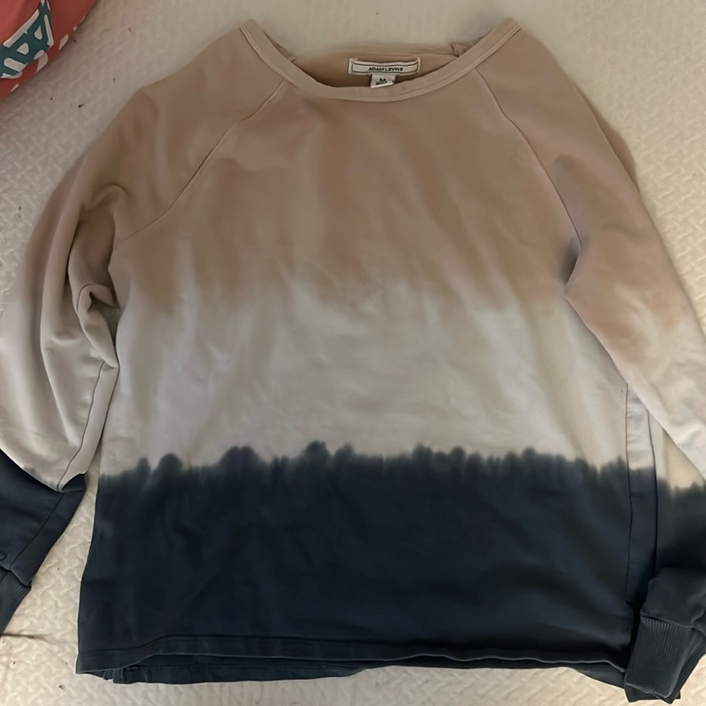 Adam Levine long sleeve T-shirt. Pink/gray/white